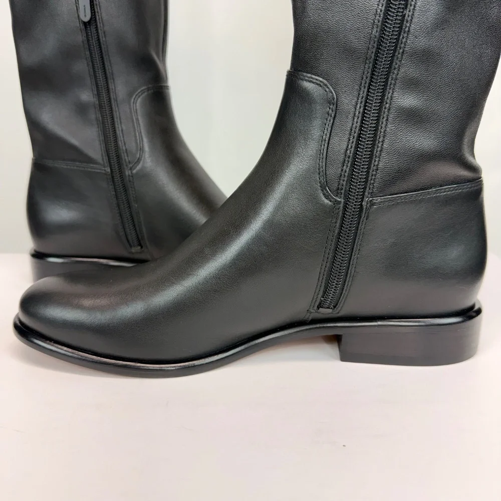 New Vince Cody Over the Knee Boot Black Sz 7.5